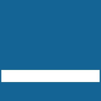 Blue-White Custom Nameplate - Blue/White