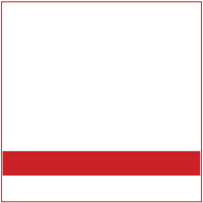 White-Red Custom Nameplate - White/Red